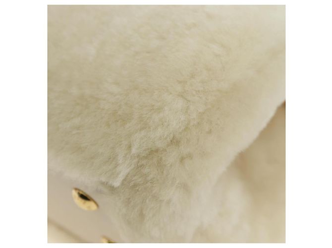LOUIS VUITTON LV SKI Cozygram Capucines MINI Borsa in Lana Beige M26324 Auth LNZ969SM Monogramma - vista 19