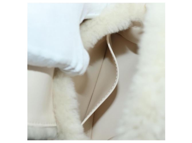 LOUIS VUITTON LV SKI Cozygram Capucines MINI Borsa in Lana Beige M26324 Auth LNZ969SM Monogramma - vista 28