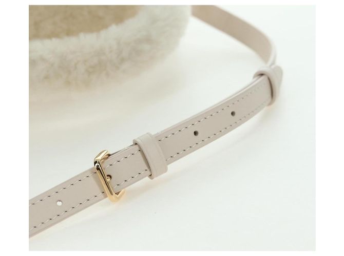 LOUIS VUITTON LV SKI Cozygram Capucines MINI Borsa in Lana Beige M26324 Auth LNZ969SM Monogramma - vista 9
