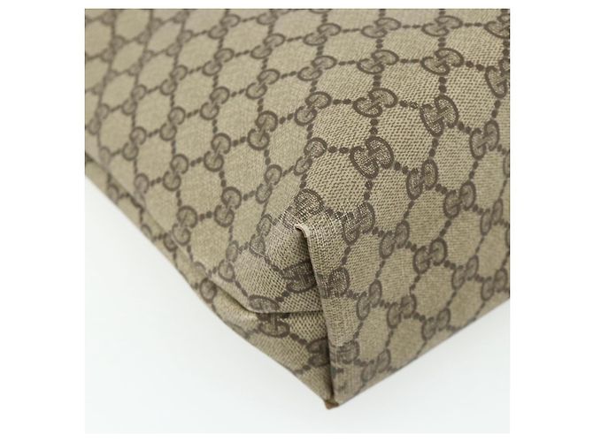Borsa tote Gucci GG Supreme Web Sherry Line in PVC beige 40 02 003 Auth ep14026 - vista 13