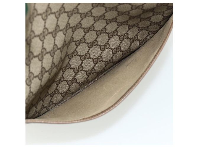 Borsa tote Gucci GG Supreme Web Sherry Line in PVC beige 40 02 003 Auth ep14026 - vista 19
