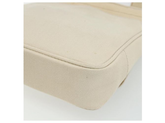 Burberry Blue Label Schultertasche aus Canvas Beige Silber Authentisch 176617 - Ansicht 15
