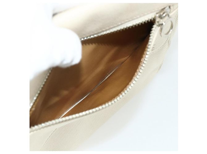 Burberry Blue Label Schultertasche aus Canvas Beige Silber Authentisch 176617 - Ansicht 21