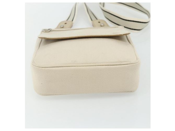 Burberry Blue Label Schultertasche aus Canvas Beige Silber Authentisch 176617 - Ansicht 5