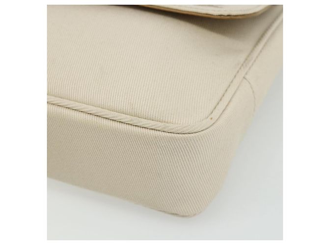 Burberry Blue Label Schultertasche aus Canvas Beige Silber Authentisch 176617 - Ansicht 9