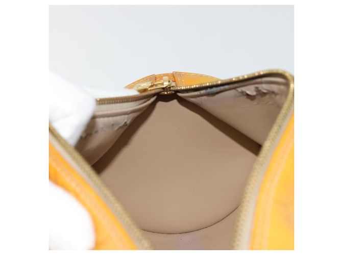 LOUIS VUITTON Borsa a Mano Monogram Vernis Bedford Beige M91006 LV Auth 176970 - vista 19