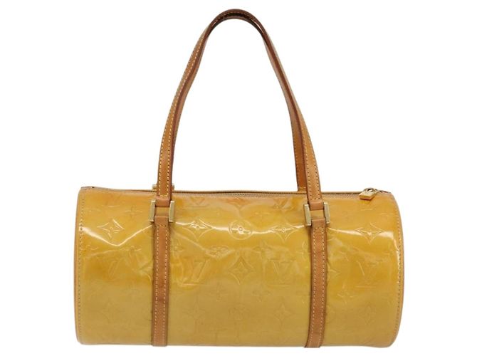 LOUIS VUITTON Borsa a Mano Monogram Vernis Bedford Beige M91006 LV Auth 176970 - vista 2