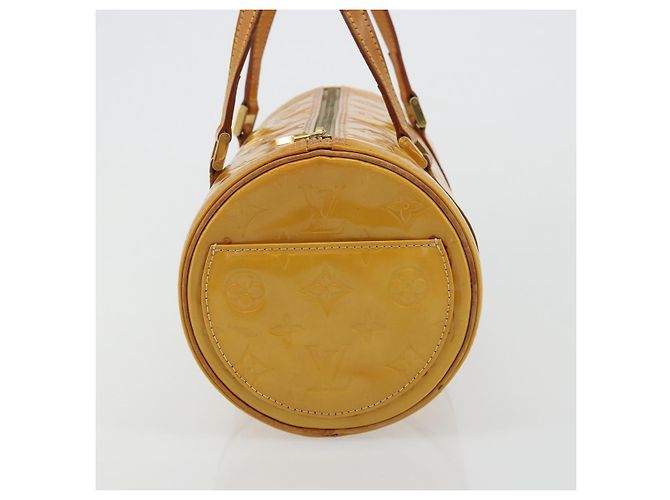 LOUIS VUITTON Borsa a Mano Monogram Vernis Bedford Beige M91006 LV Auth 176970 - vista 3