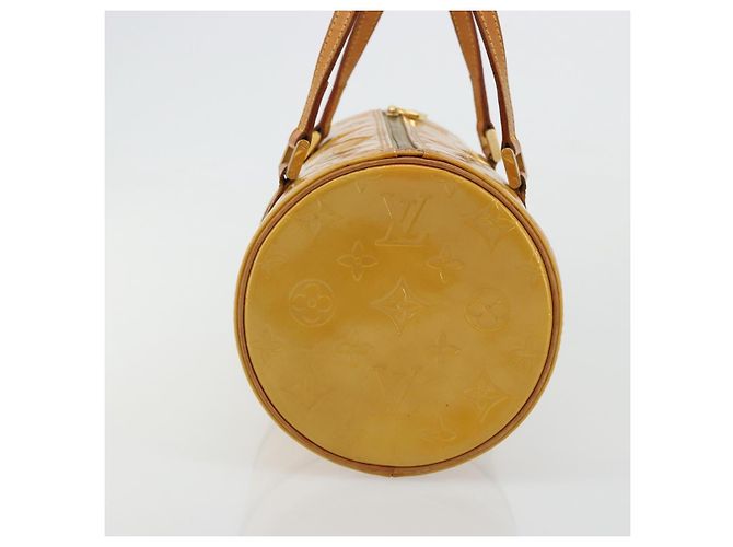 LOUIS VUITTON Borsa a Mano Monogram Vernis Bedford Beige M91006 LV Auth 176970 - vista 4