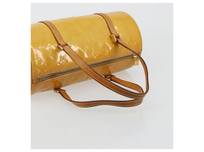 LOUIS VUITTON Borsa a Mano Monogram Vernis Bedford Beige M91006 LV Auth 176970 - vista 7