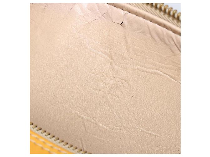 LOUIS VUITTON Borsa a Mano Monogram Vernis Bedford Beige M91006 LV Auth 176970 - vista 9