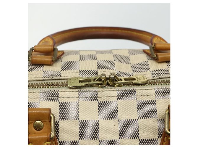 LOUIS VUITTON Borsa a Mano Speedy Bandoulière 35 Damier Azur N41372 Auth LV 175852 - vista 19