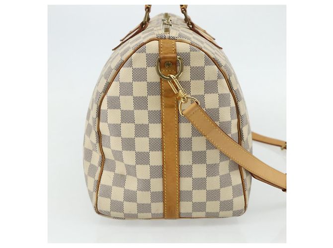 LOUIS VUITTON Borsa a Mano Speedy Bandoulière 35 Damier Azur N41372 Auth LV 175852 - vista 3