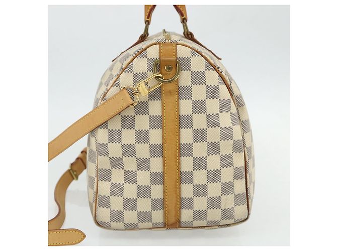 LOUIS VUITTON Borsa a Mano Speedy Bandoulière 35 Damier Azur N41372 Auth LV 175852 - vista 4