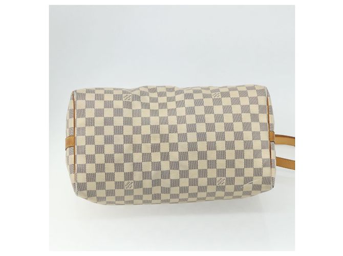 LOUIS VUITTON Borsa a Mano Speedy Bandoulière 35 Damier Azur N41372 Auth LV 175852 - vista 5