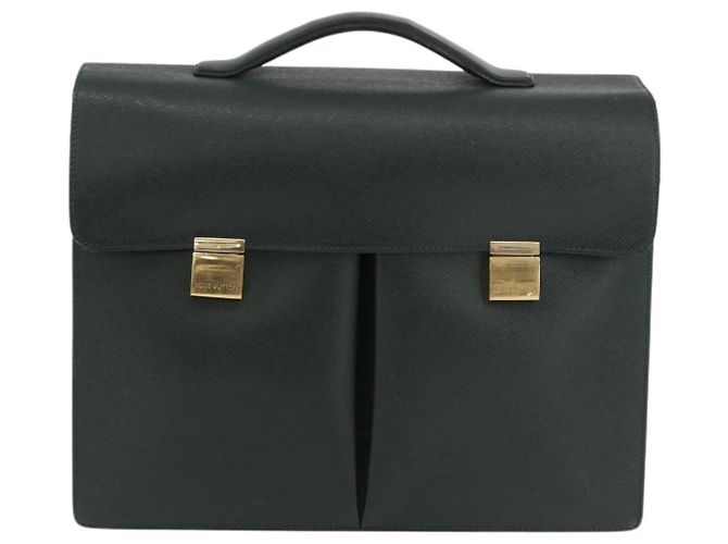LOUIS VUITTON Taiga Serviette Kazan Borsa da lavoro Épicea M30804 LV Auth 176318 - vista 13