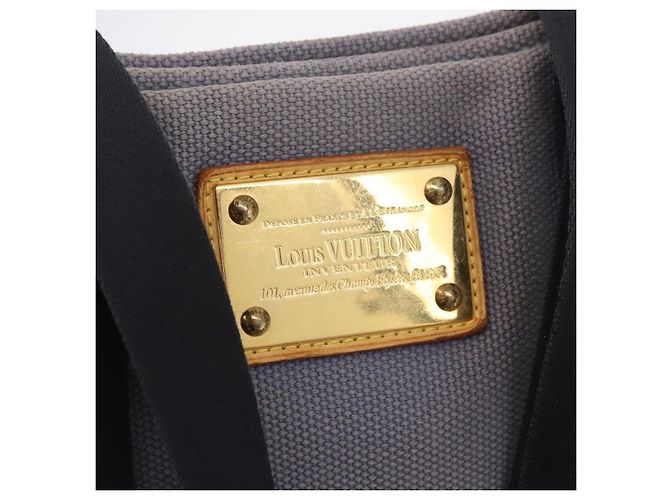 LOUIS VUITTON Antigua Cabas MM Borsa Tote Blu M40087 LV Auth 176246 - vista 17