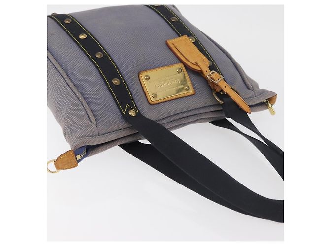 LOUIS VUITTON Antigua Cabas MM Borsa Tote Blu M40087 LV Auth 176246 - vista 6