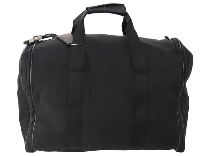Borsa Boston PRADA in nylon 2 in 1 nera argento autentica YKZ331 Nero - vista 2