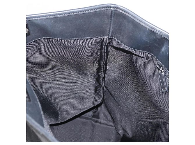 Borsa a mano in tela GG Gucci Nera Argento 31243 Auth ep14335 Nero - vista 18