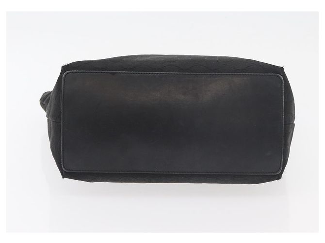 Borsa a mano in tela GG Gucci Nera Argento 31243 Auth ep14335 Nero - vista 9