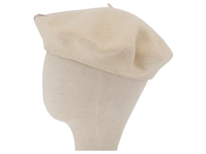 Cappello in Lana Avorio CC Auth 176876A di CHANEL Crudo - vista 4