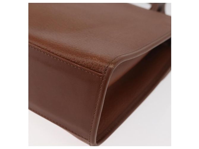 Borsa a mano Burberry in pelle 2 vie marrone argento autentica ep14396 - vista 17