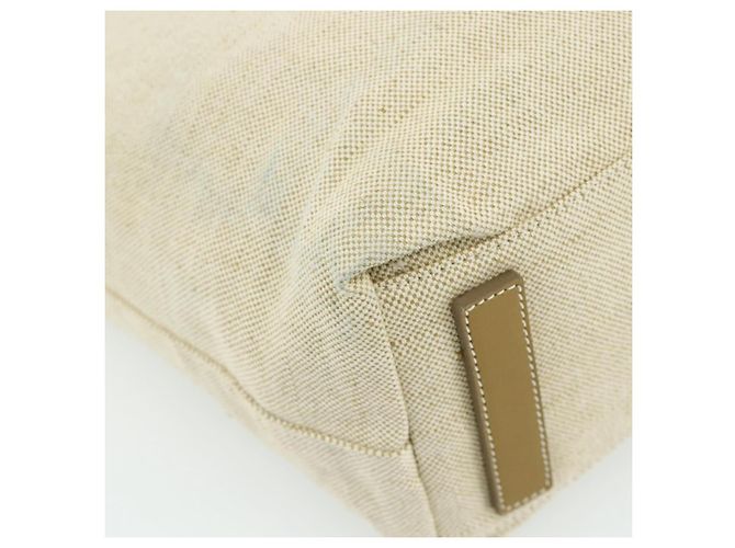 PRADA Borsa a Mano Sports Line Tela Beige Argento Auth bs34685 - vista 17
