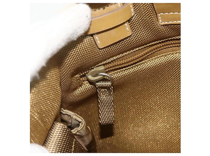 PRADA Borsa a Mano Sports Line Tela Beige Argento Auth bs34685 - vista 22
