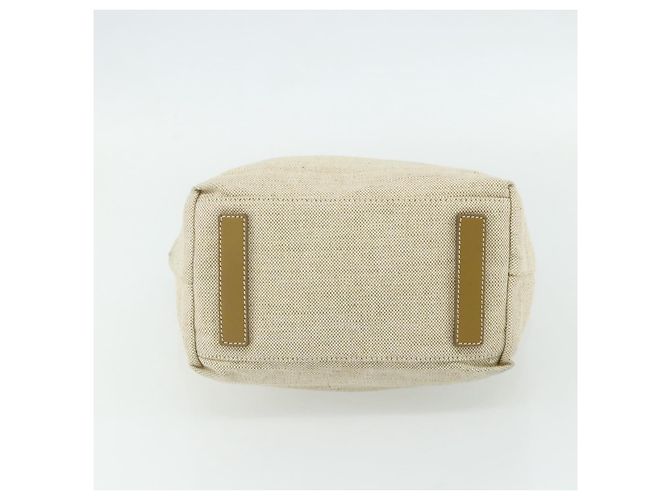 PRADA Borsa a Mano Sports Line Tela Beige Argento Auth bs34685 - vista 5
