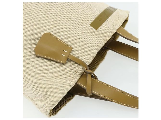 PRADA Borsa a Mano Sports Line Tela Beige Argento Auth bs34685 - vista 6