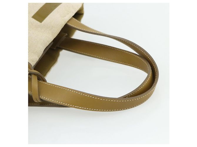 PRADA Borsa a Mano Sports Line Tela Beige Argento Auth bs34685 - vista 7