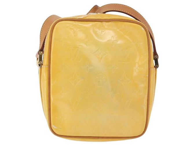LOUIS VUITTON Monogram Vernis Wooster Borsa a Spalla Gris M91036 LV Auth 175082 Grigio - vista 2