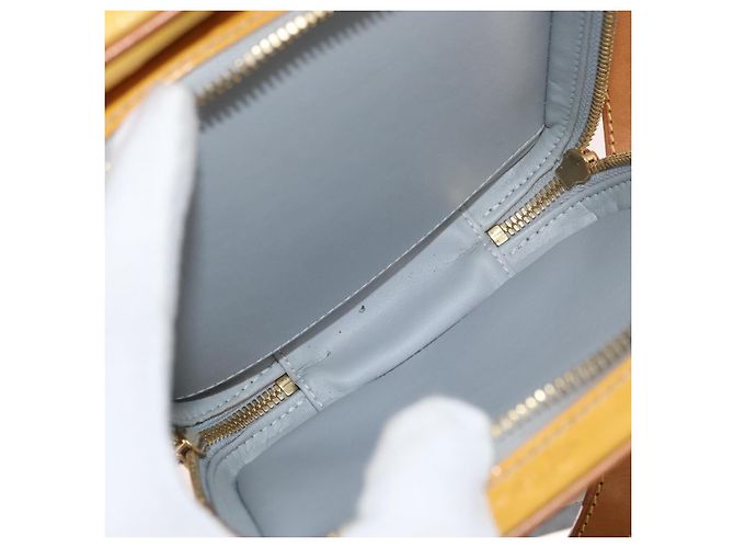 LOUIS VUITTON Monogram Vernis Wooster Borsa a Spalla Gris M91036 LV Auth 175082 Grigio - vista 21