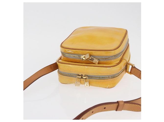 LOUIS VUITTON Monogram Vernis Wooster Borsa a Spalla Gris M91036 LV Auth 175082 Grigio - vista 6