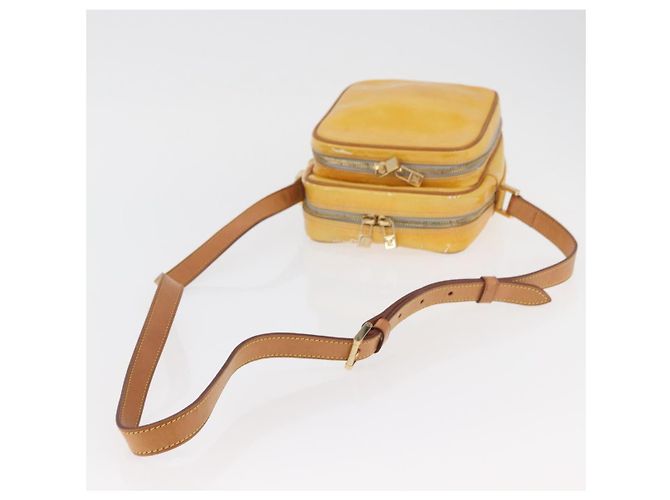 LOUIS VUITTON Monogram Vernis Wooster Borsa a Spalla Gris M91036 LV Auth 175082 Grigio - vista 7