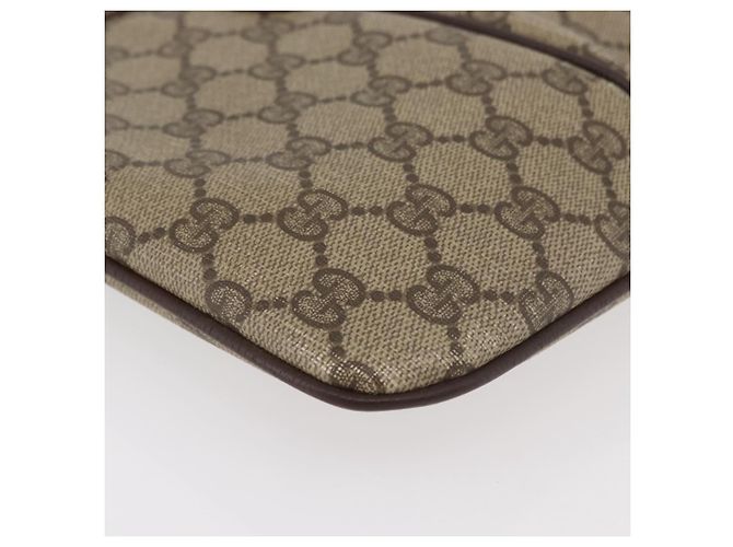 Borsa a Spalla Gucci GG Supreme Web Sherry Line PVC Beige 904 02 047 Auth 176686 - vista 10