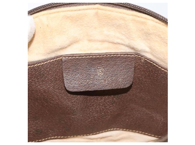 Borsa a Spalla Gucci GG Supreme Web Sherry Line PVC Beige 904 02 047 Auth 176686 - vista 16