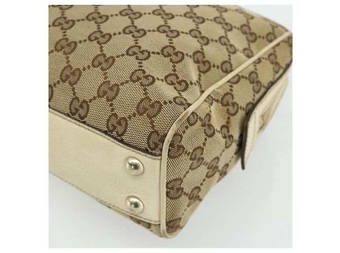 GUCCI GG Canvas Tote Bag Beige Gold 169971 Auth 176655 Golden - Ansicht 12