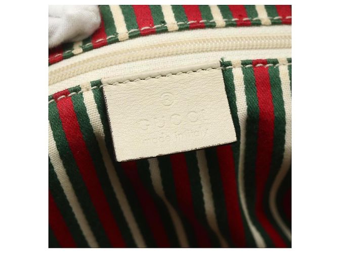 GUCCI GG Canvas Tote Bag Beige Gold 169971 Auth 176655 Golden - Ansicht 15