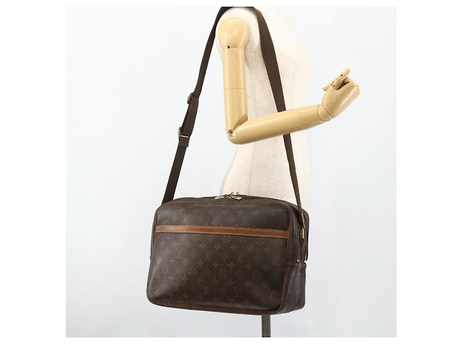 LOUIS VUITTON Borsa a Spalla Reporter GM Monogram M45252 LV Auth bs34520 Monogramma - vista 22