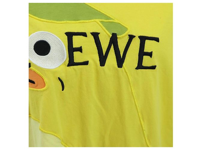 LOEWE LOEWE �~ Camiseta Mr. Ootori de algodón XS Amarillo Auth 167239SAM - vista 6
