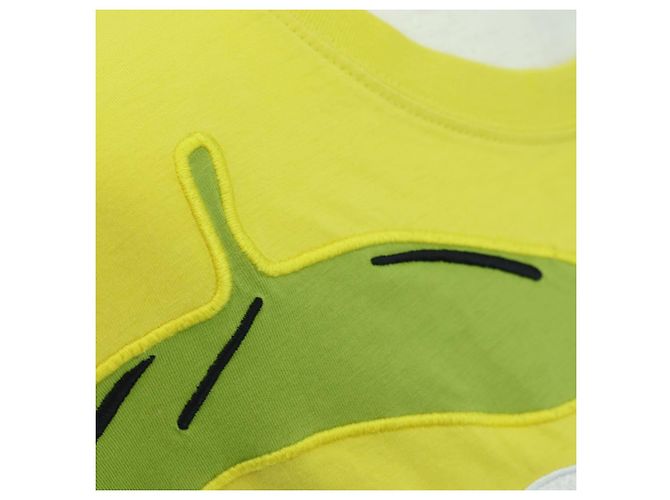LOEWE LOEWE �~ Camiseta Mr. Ootori de algodón XS Amarillo Auth 167239SAM - vista 7