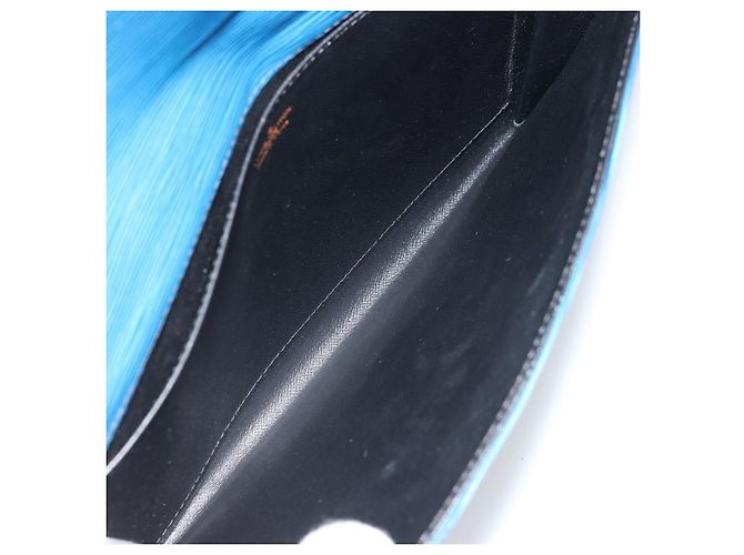 LOUIS VUITTON Clutch Jena Epi Blu M52715 LV Auth bs34702 - vista 10