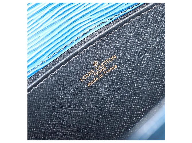 LOUIS VUITTON Clutch Jena Epi Blu M52715 LV Auth bs34702 - vista 17