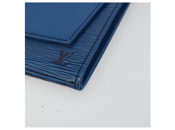 LOUIS VUITTON Clutch Jena Epi Blu M52715 LV Auth bs34702 - vista 7