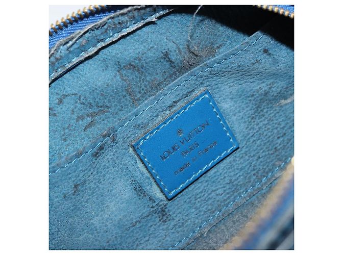LOUIS VUITTON Pochette Dauphine PM Epi Blu M48445 LV Auth BA12330 - vista 10