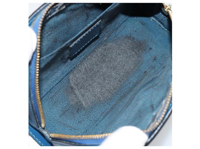 LOUIS VUITTON Pochette Dauphine PM Epi Blu M48445 LV Auth BA12330 - vista 11