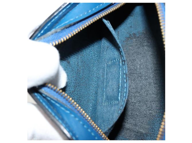 LOUIS VUITTON Pochette Dauphine PM Epi Blu M48445 LV Auth BA12330 - vista 19