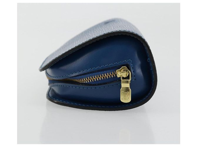 LOUIS VUITTON Pochette Dauphine PM Epi Blu M48445 LV Auth BA12330 - vista 4